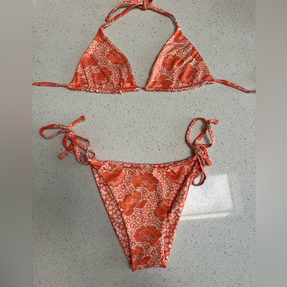Aloha Marina reversible Vintage Floral Bikini size S